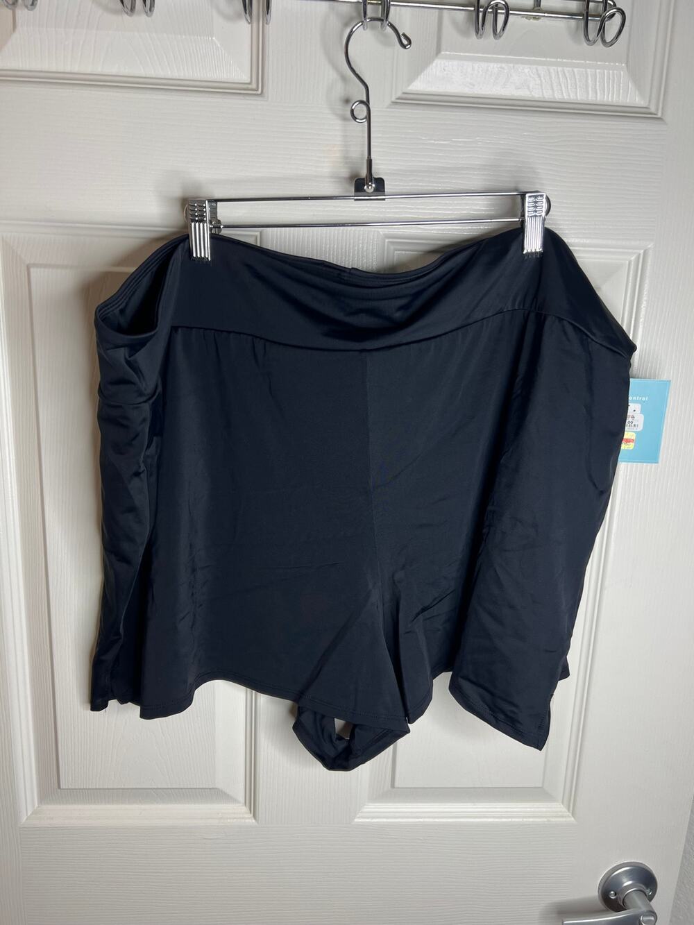 Bal Harbour Women's Tummy Control Swim Shorts Black NEW ~ Size 3X
